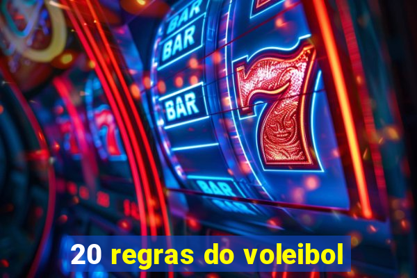 20 regras do voleibol